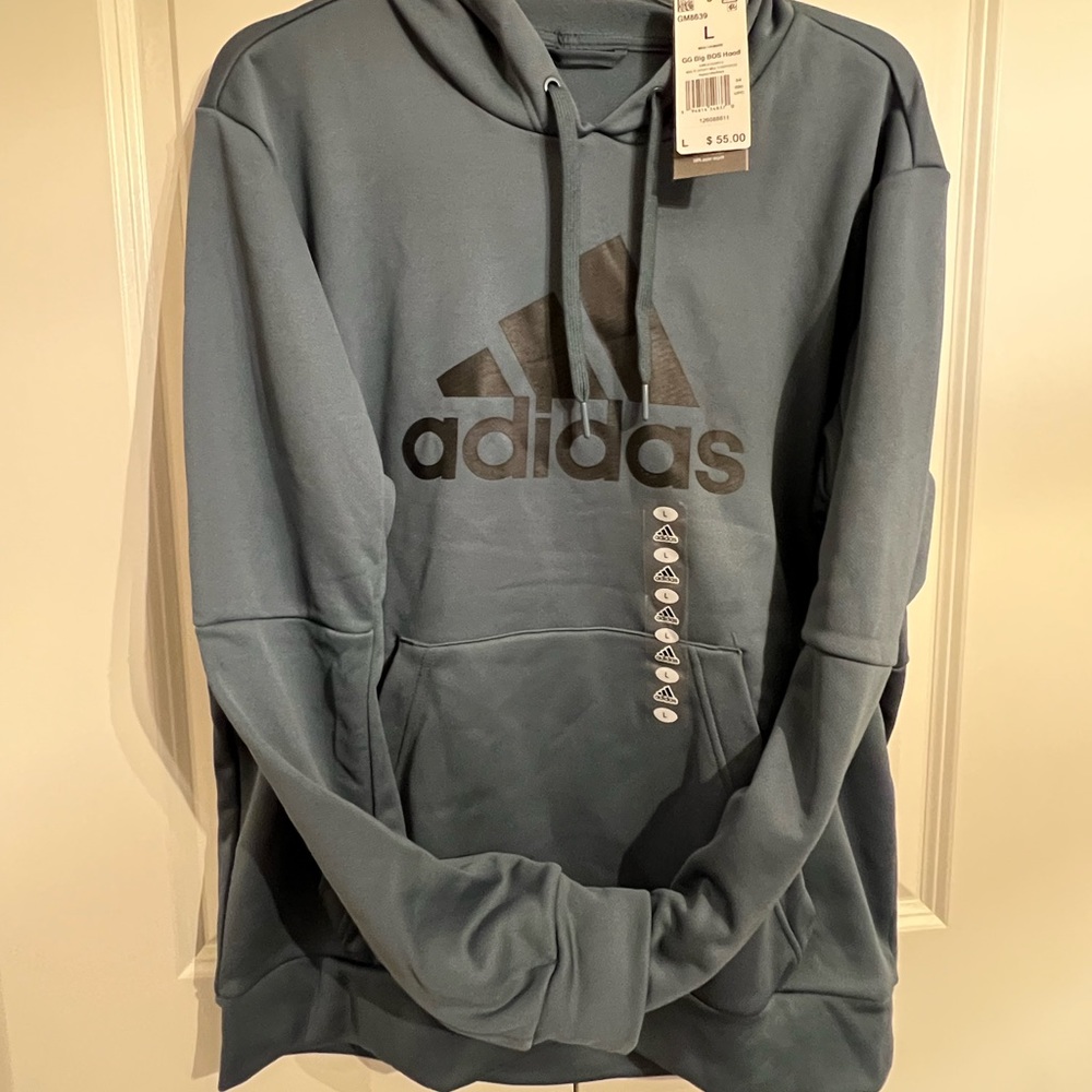 Adidas Men’s L Hoodie - Legacy Blue